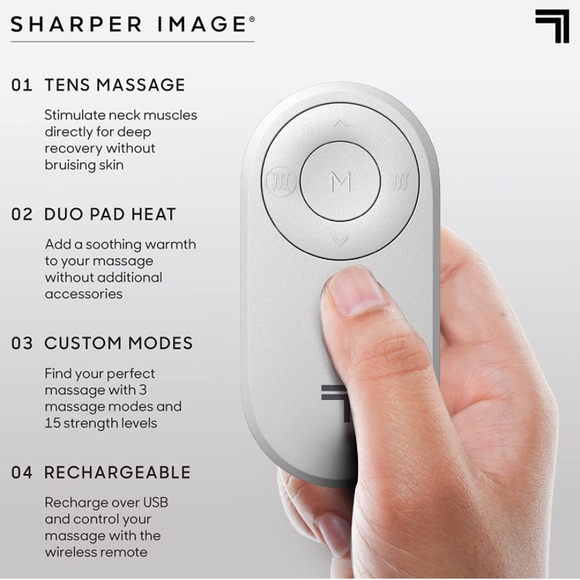 Sharper Image Tens Neck Massager - Picture 4 of 10